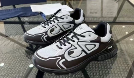 PK God Batch Dior Light Grey 'B30' Sneakers Dark Gray 3SN27ZIR-16536 review 