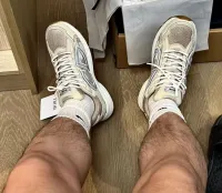 PK God Batch Dior Light Grey 'B30' Sneakers Cream 3SN279ZND-H161 review 0