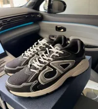 PK God Batch Dior Light Grey 'B30' Sneakers Black Coffee Color 3SN279ZND-H969 review 0