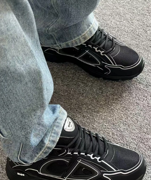 PK God Batch Dior Light Grey 'B30' Sneakers New Reflective 3SN27ZIR-16536 review 