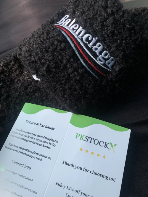 Balenciaga Furry Slides Black review 