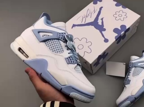 PK God Batch Air Jordan 4 Retro 'Forget Me Not' HV0823-100 review Jaylan Foster