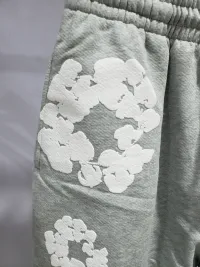 Denim Tears The Cotton Wreath Shorts Grey review 0