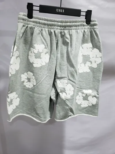 Denim Tears The Cotton Wreath Shorts Grey review Bob Bob 01