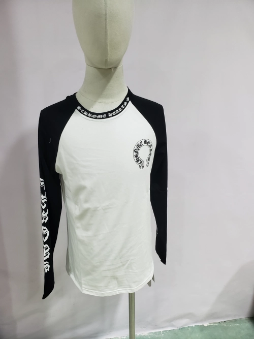 Chrome Hearts Horseshoe Baseball Shirt White/Black review 