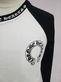Chrome Hearts Horseshoe Baseball Shirt White/Black review 1
