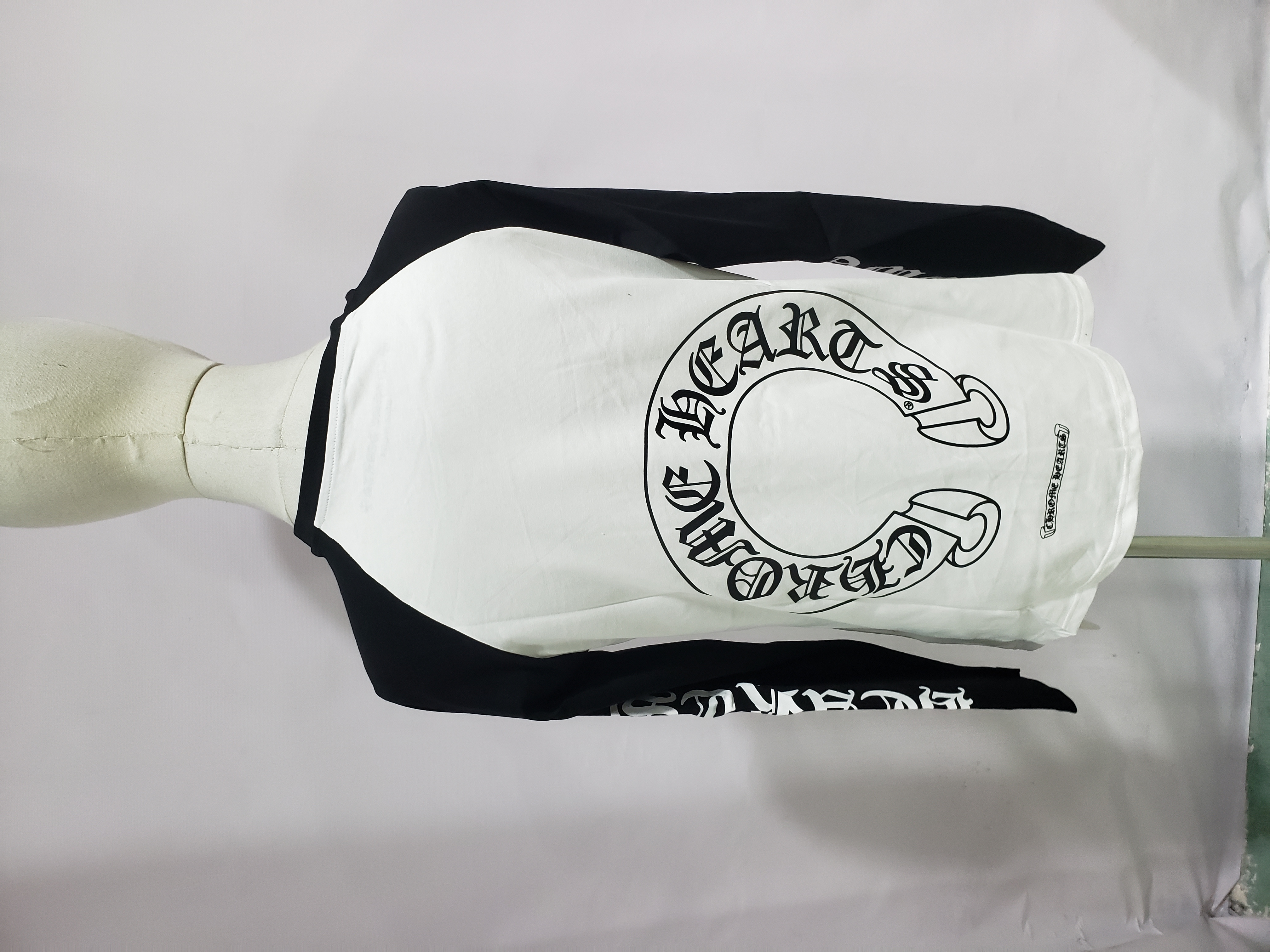 Chrome Hearts Horseshoe Baseball Shirt White/Black review Gerard Maxi 03