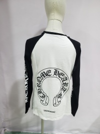 Chrome Hearts Horseshoe Baseball Shirt White/Black review 2