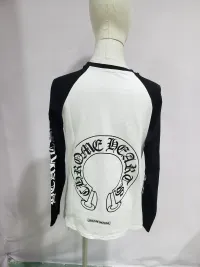 Chrome Hearts Horseshoe Baseball Shirt White/Black review 2