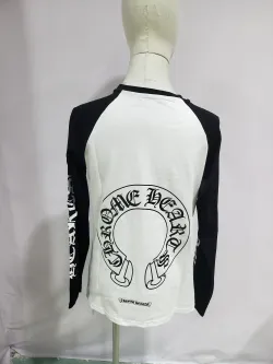 Chrome Hearts Horseshoe Baseball Shirt White/Black review Gerard Maxi 03