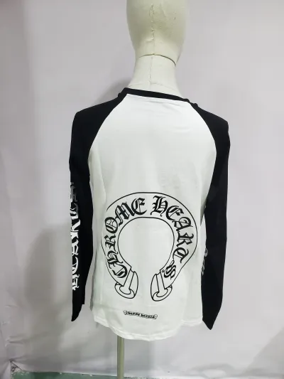 Chrome Hearts Horseshoe Baseball Shirt White/Black review Gerard Maxi 02
