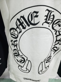 Chrome Hearts Horseshoe Baseball Shirt White/Black review 3