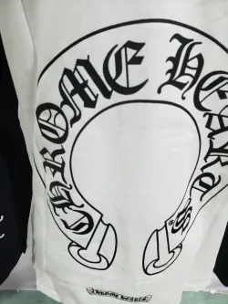Chrome Hearts Horseshoe Baseball Shirt White/Black review Gerard Maxi 04