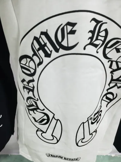 Chrome Hearts Horseshoe Baseball Shirt White/Black review Gerard Maxi 03