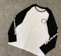 Chrome Hearts Horseshoe Baseball Shirt White/Black review 0