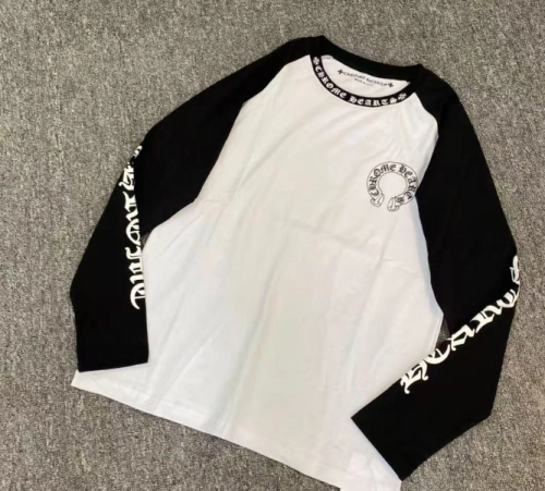 Chrome Hearts Horseshoe Baseball Shirt White/Black review 