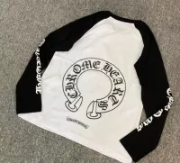 Chrome Hearts Horseshoe Baseball Shirt White/Black review 2
