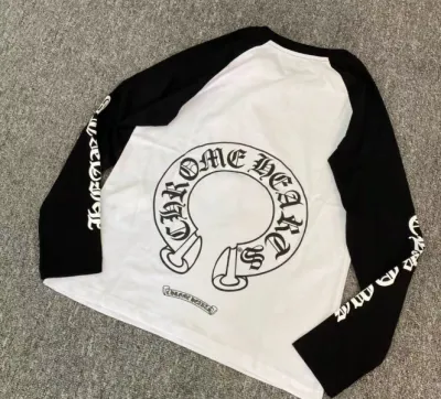 Chrome Hearts Horseshoe Baseball Shirt White/Black review Tajah Bryant 02