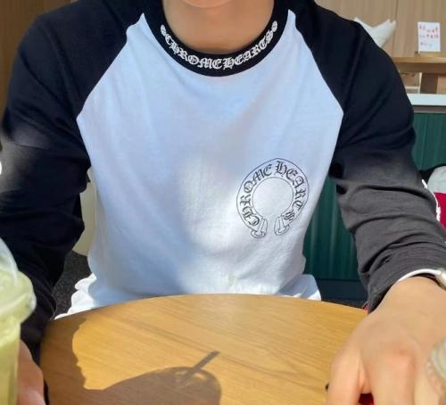 Chrome Hearts Horseshoe Baseball Shirt White/Black review 