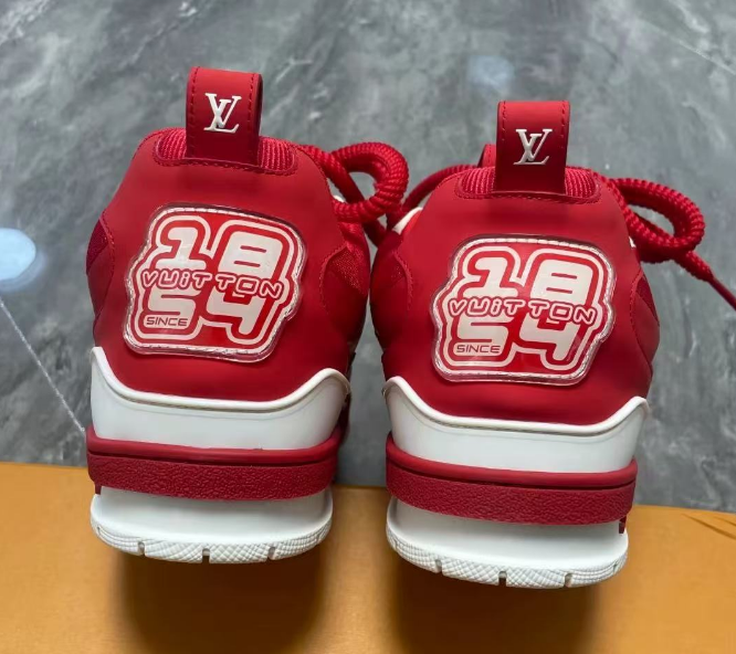 PK God Batch LOUIS VUITTON Leather lace up Fashionable Board Shoes Red 51BCOLRB review nytzie ocasio 02