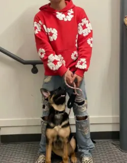 Denim Tears The Cotton Wreath Sweatshirt Red review Axel Marcelo