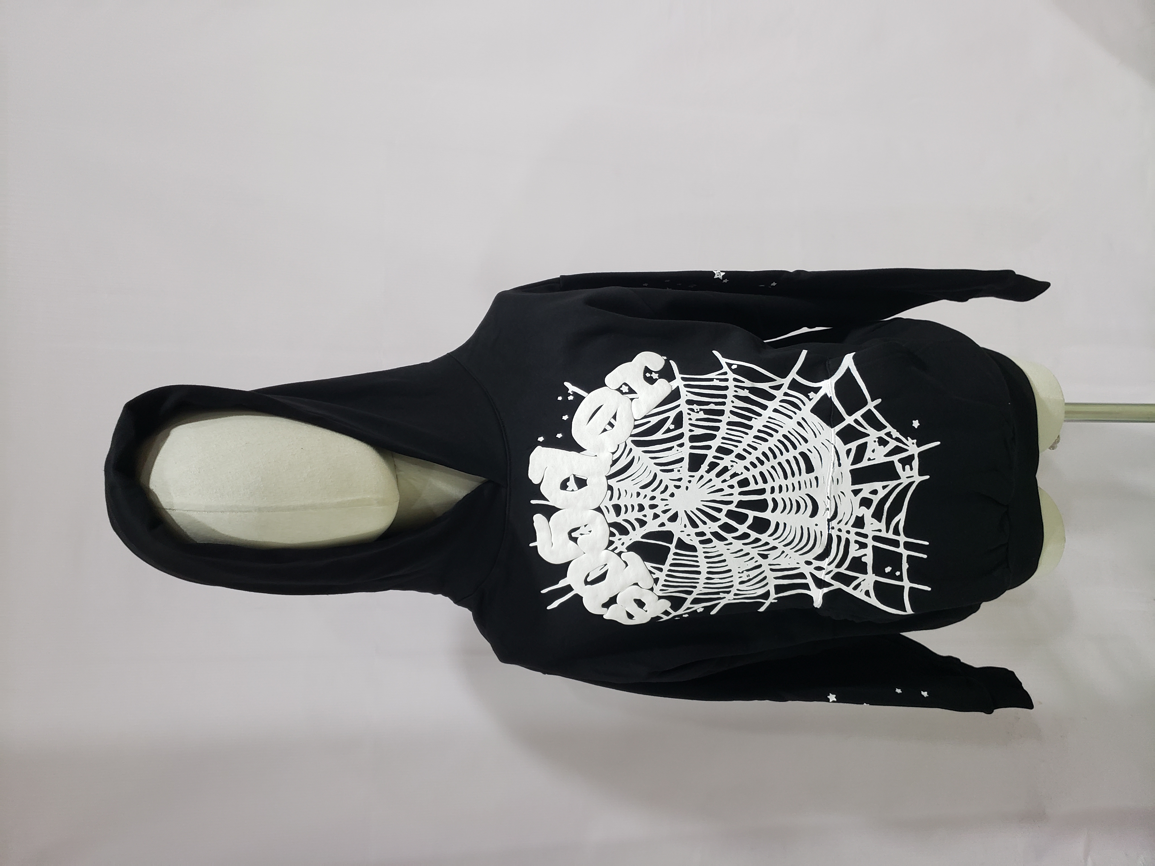 Sp5der Worldwide BLACK OG WEB HOODIE review khelijah ellis 01