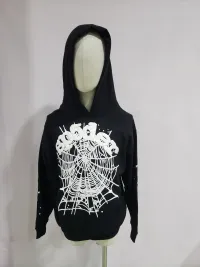 Sp5der Worldwide BLACK OG WEB HOODIE review 0