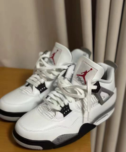 Special offer Batch Air Jordan 4 Retro White Cement 840606-192 review Reegan Robinson 01