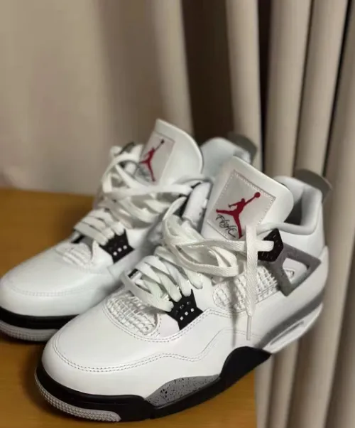 Special offer Batch Air Jordan 4 Retro White Cement 840606-192 review 