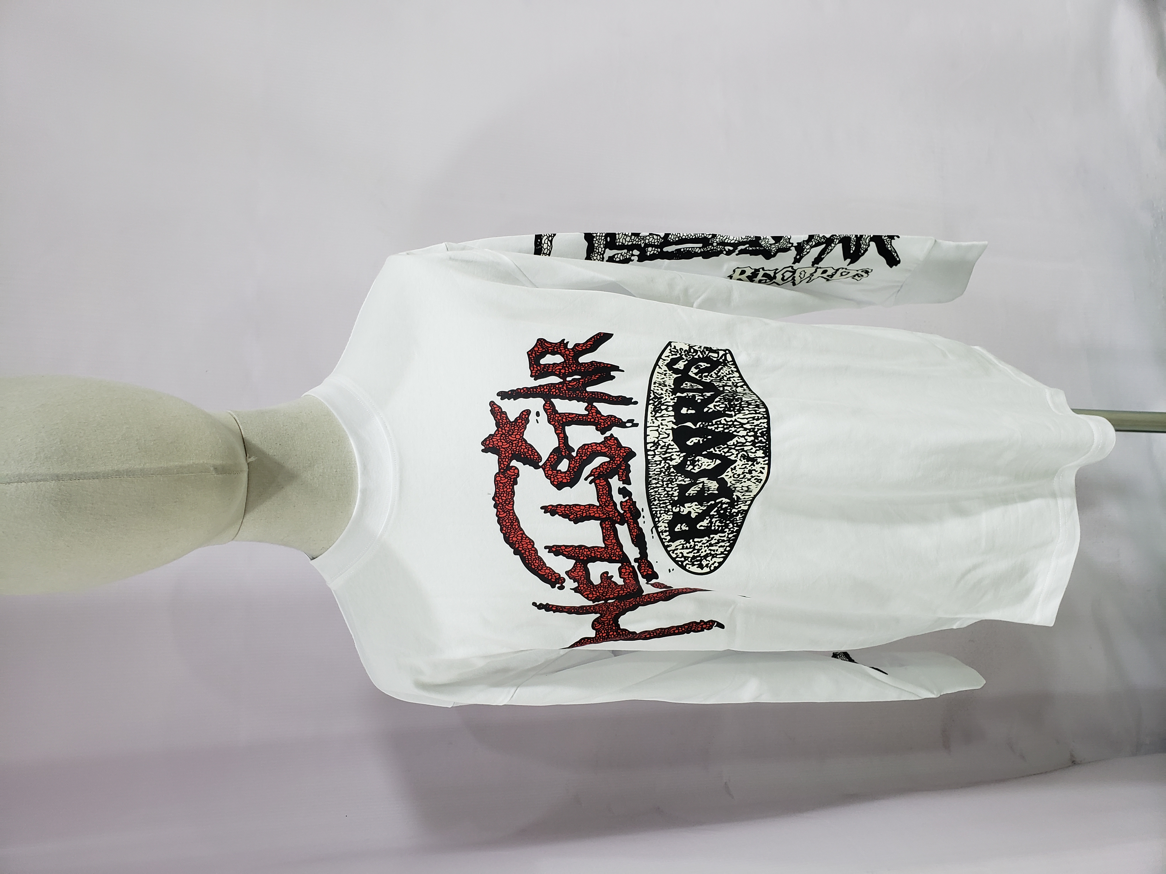 Hellstar Records Long Sleeve Tee White review Sandry T 01