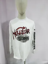 Hellstar Records Long Sleeve Tee White review 0