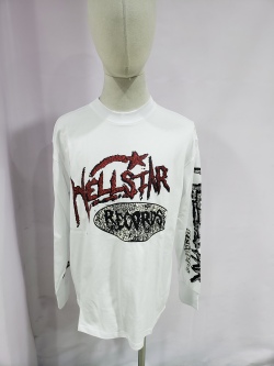 Hellstar Records Long Sleeve Tee White review Sandry T 01