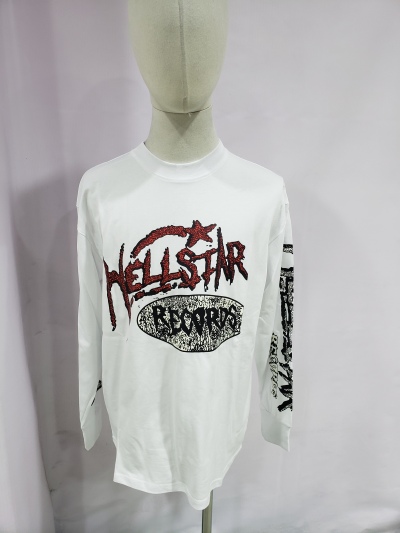 Hellstar Records Long Sleeve Tee White review Sandry T 00