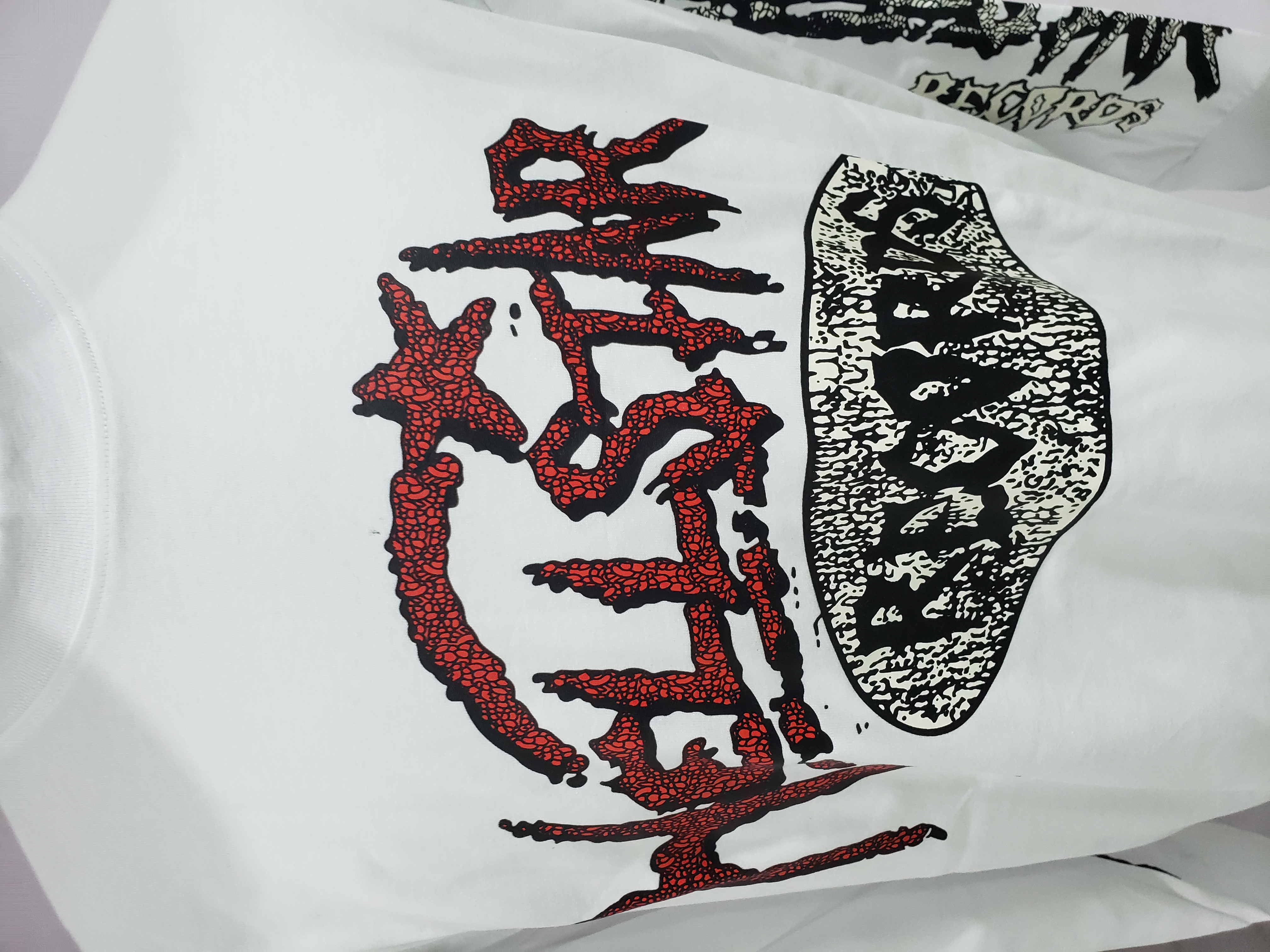 Hellstar Records Long Sleeve Tee White review Sandry T 02
