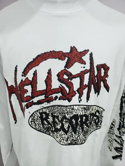 Hellstar Records Long Sleeve Tee White review Sandry T 01