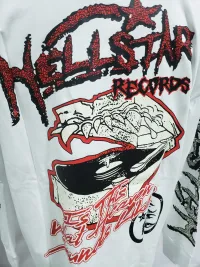 Hellstar Records Long Sleeve Tee White review 3