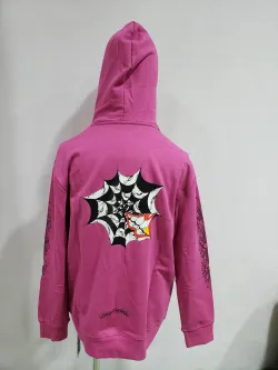 Chrome Hearts Matty Boy Spider Web Hoodie Purple review Daniel Williams 02