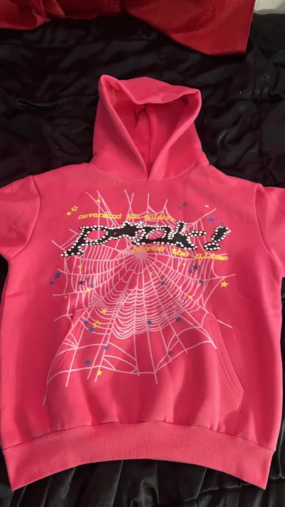 Sp5der P*NK Hoodie Pink review pink sp5der hoodie 00