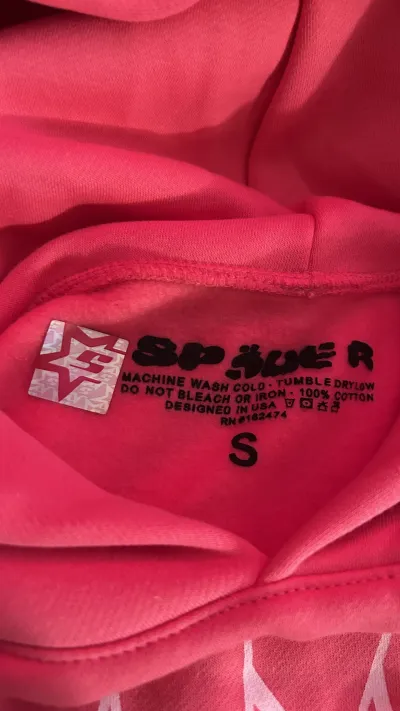 Sp5der P*NK Hoodie Pink review pink sp5der hoodie 01