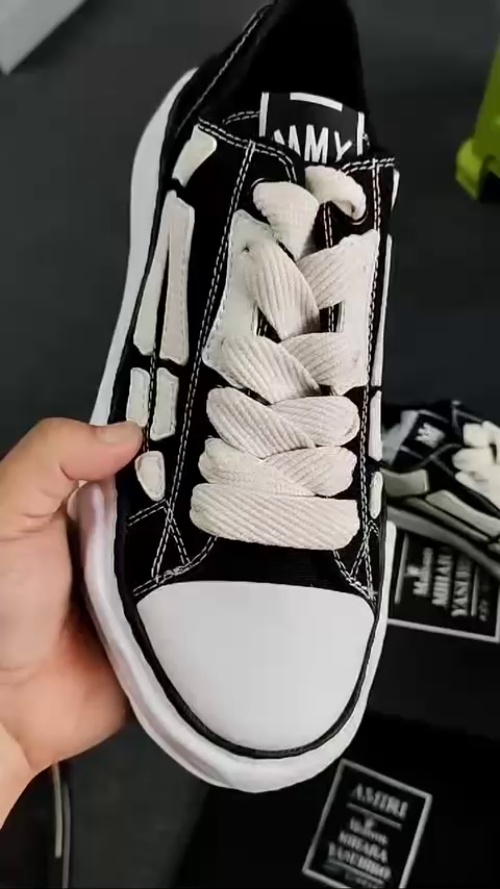 PK God Batch AMIRI MMY Bones x Maison MIHARA YASUHIRO Black review D*** 01