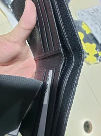 Dior Oblique Jacquard Compact Wallet Black review 2