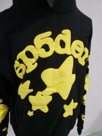 Sp5der Beluga Hoodie Onyx Yellow review 0
