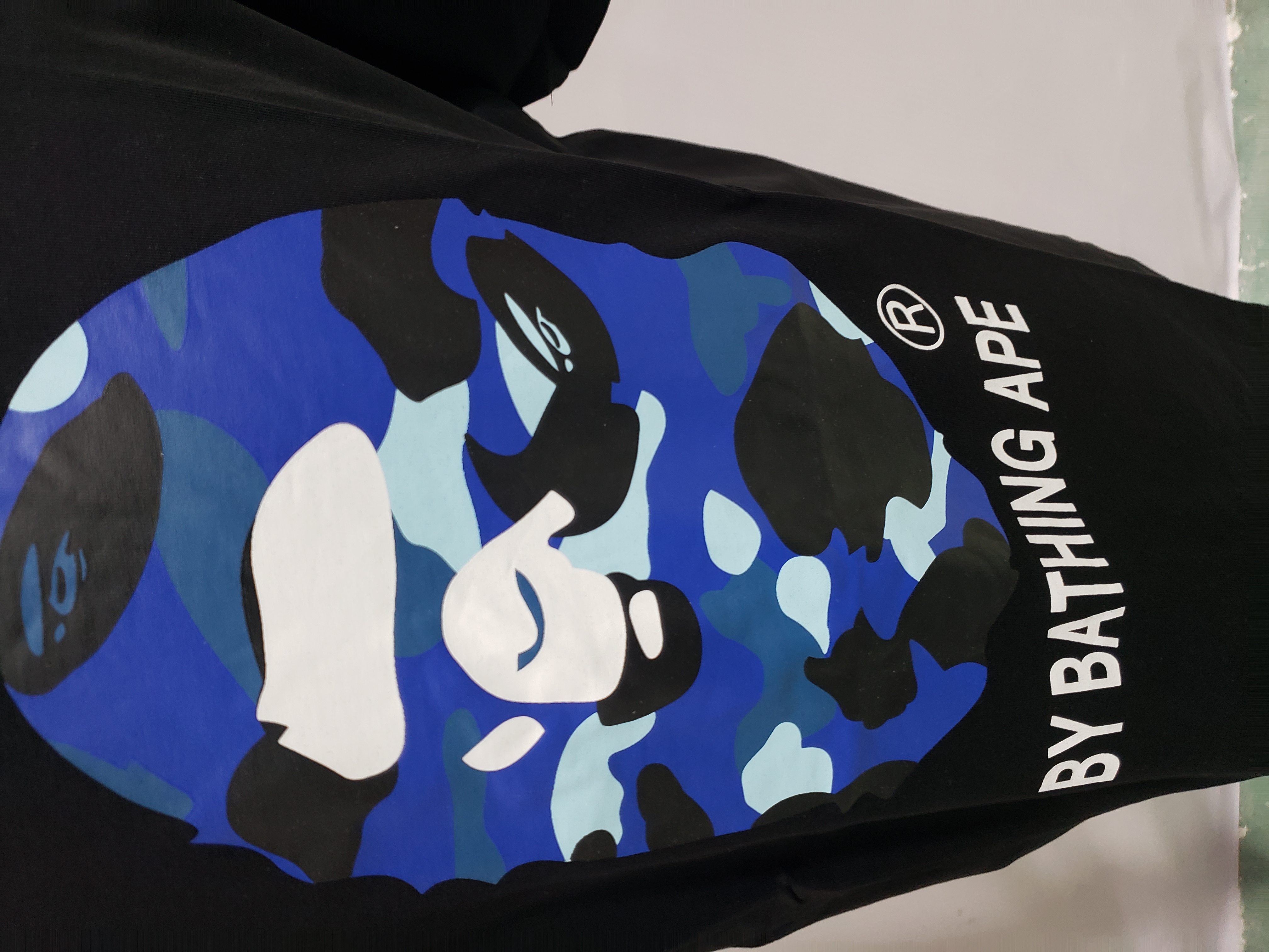 BAPE Color Camo By Bathing Tee Black/Blue review jacob palacol
