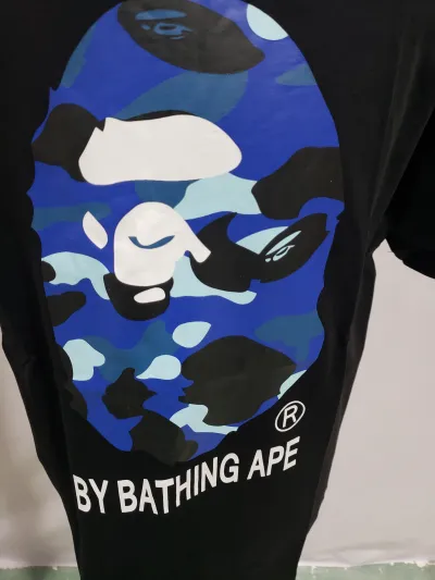 BAPE Color Camo By Bathing Tee Black/Blue review jacob palacol