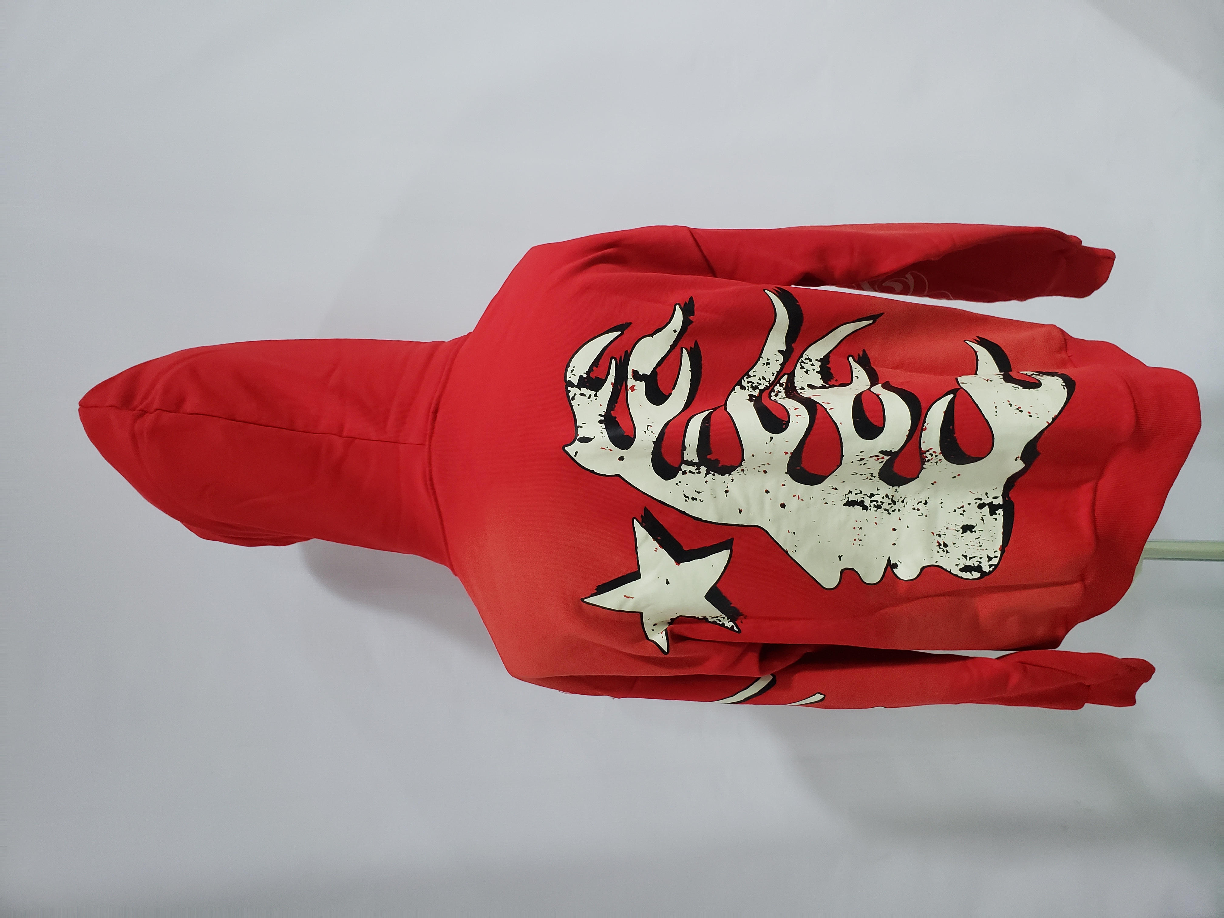 Hellstar Records Hoodie Red pk0218 review Roman Atilus 02