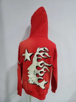 Hellstar Records Hoodie Red pk0218 review Roman Atilus 02