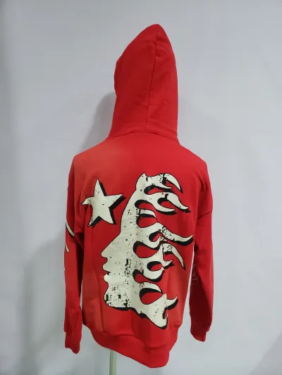 Hellstar Records Hoodie Red pk0218 review Roman Atilus 01
