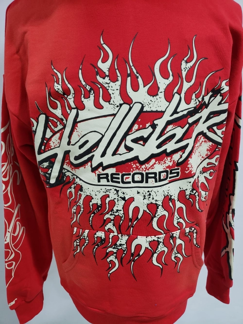 Hellstar Records Hoodie Red pk0218 review 