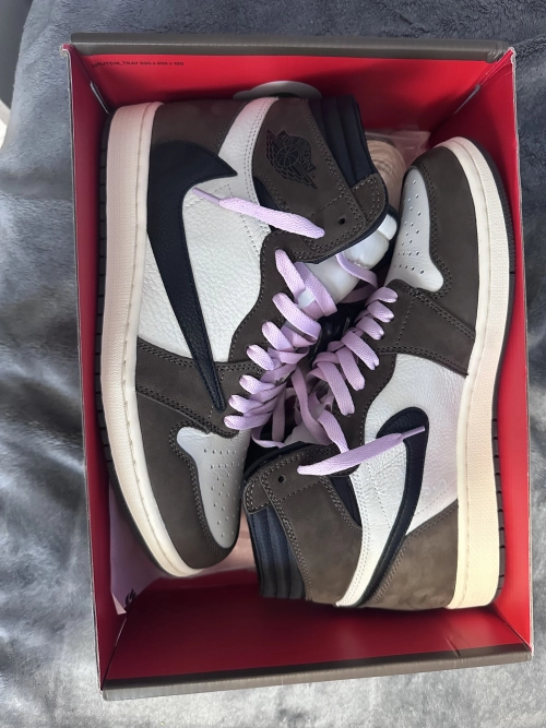 PK God Batch Air Jordan 1 Retro High Travis Scott CD4487-100 review 