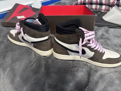 PK God Batch Air Jordan 1 Retro High Travis Scott CD4487-100 review AntGTR 01